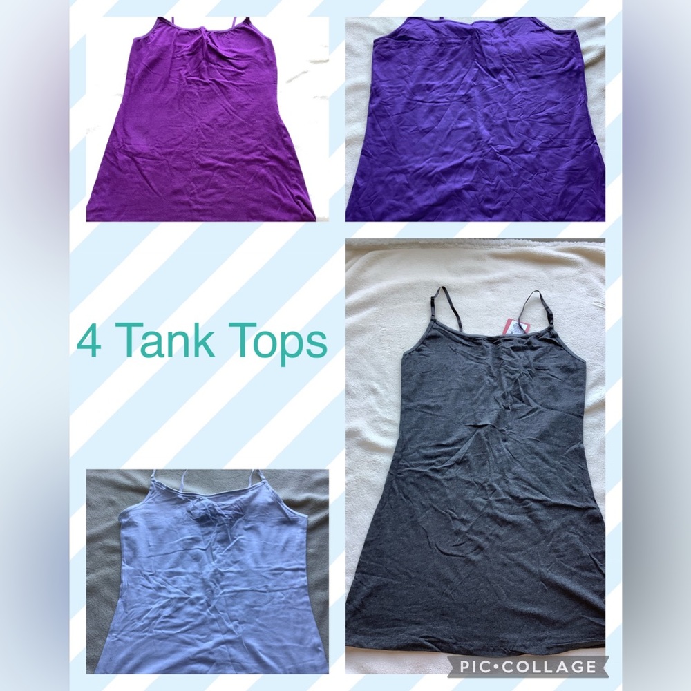 Set of 4 Ladies tank tops